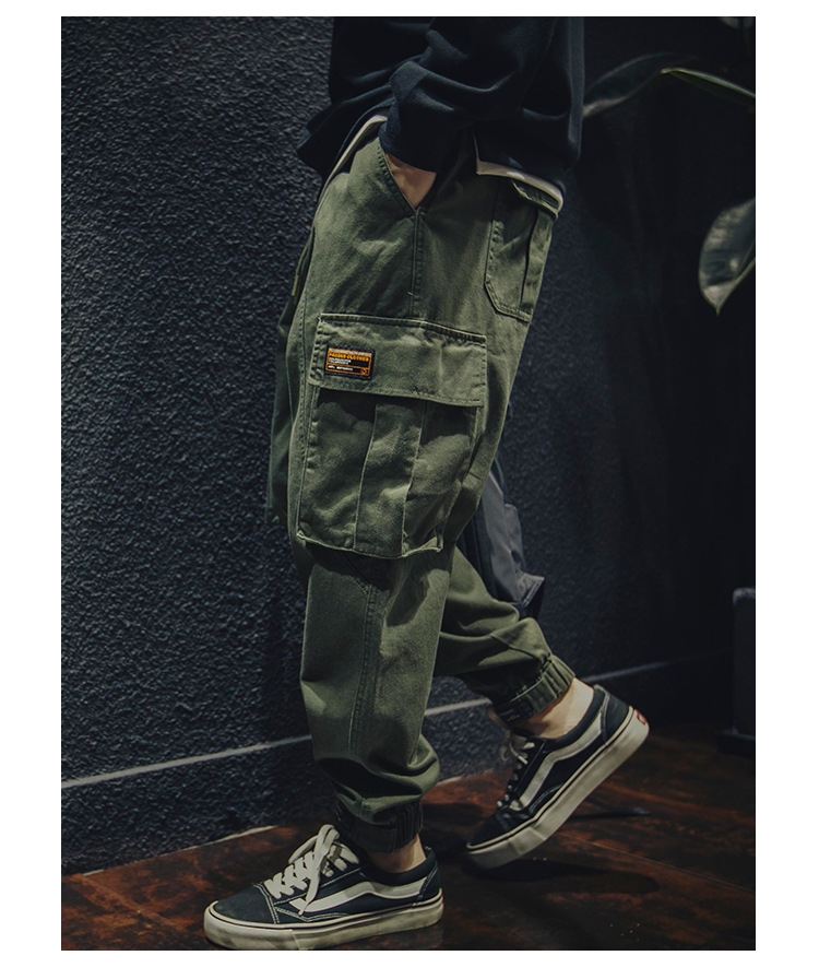 Весенние хлопковые брюки мужские оптом из Китая