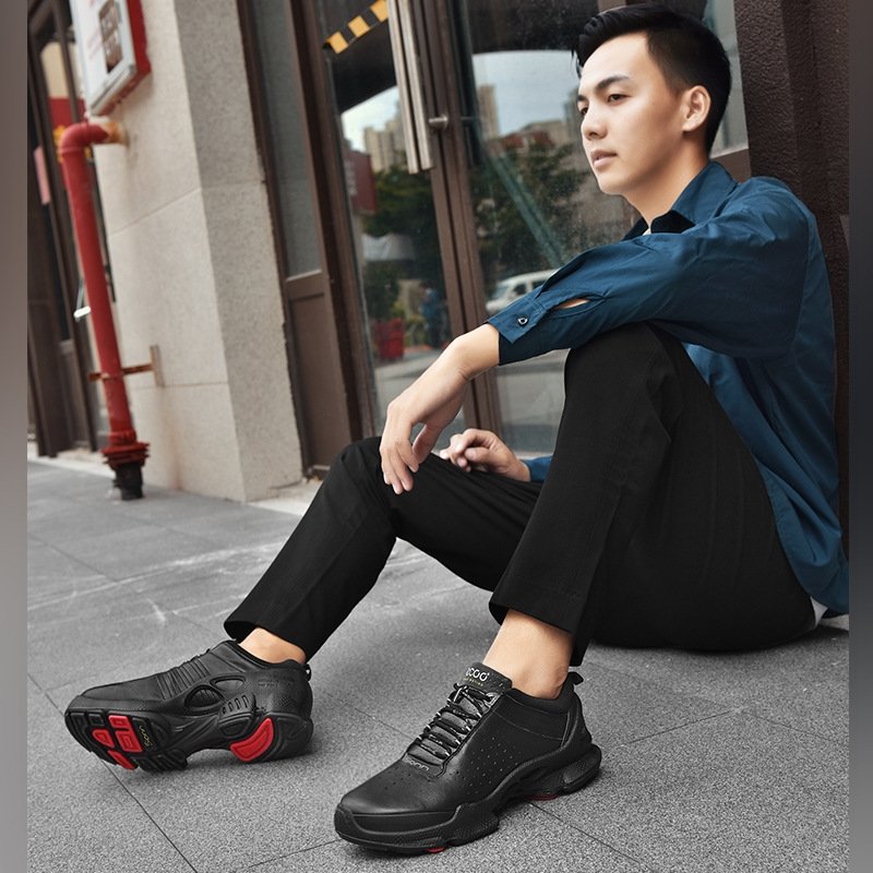 Мужские кожаные кроссовки ARAECOO оптом