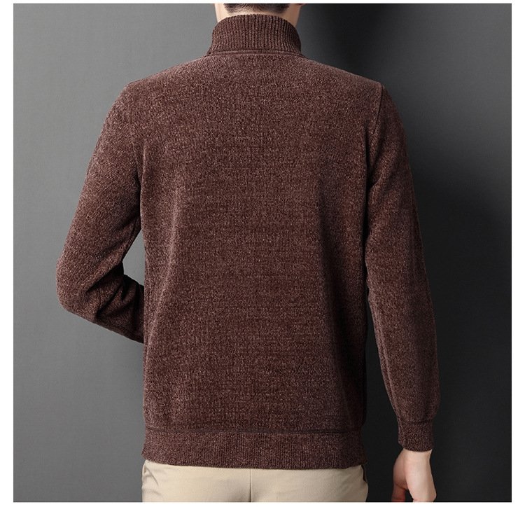 Толстовка с высоким воротником и утеплением для мужчин оптом