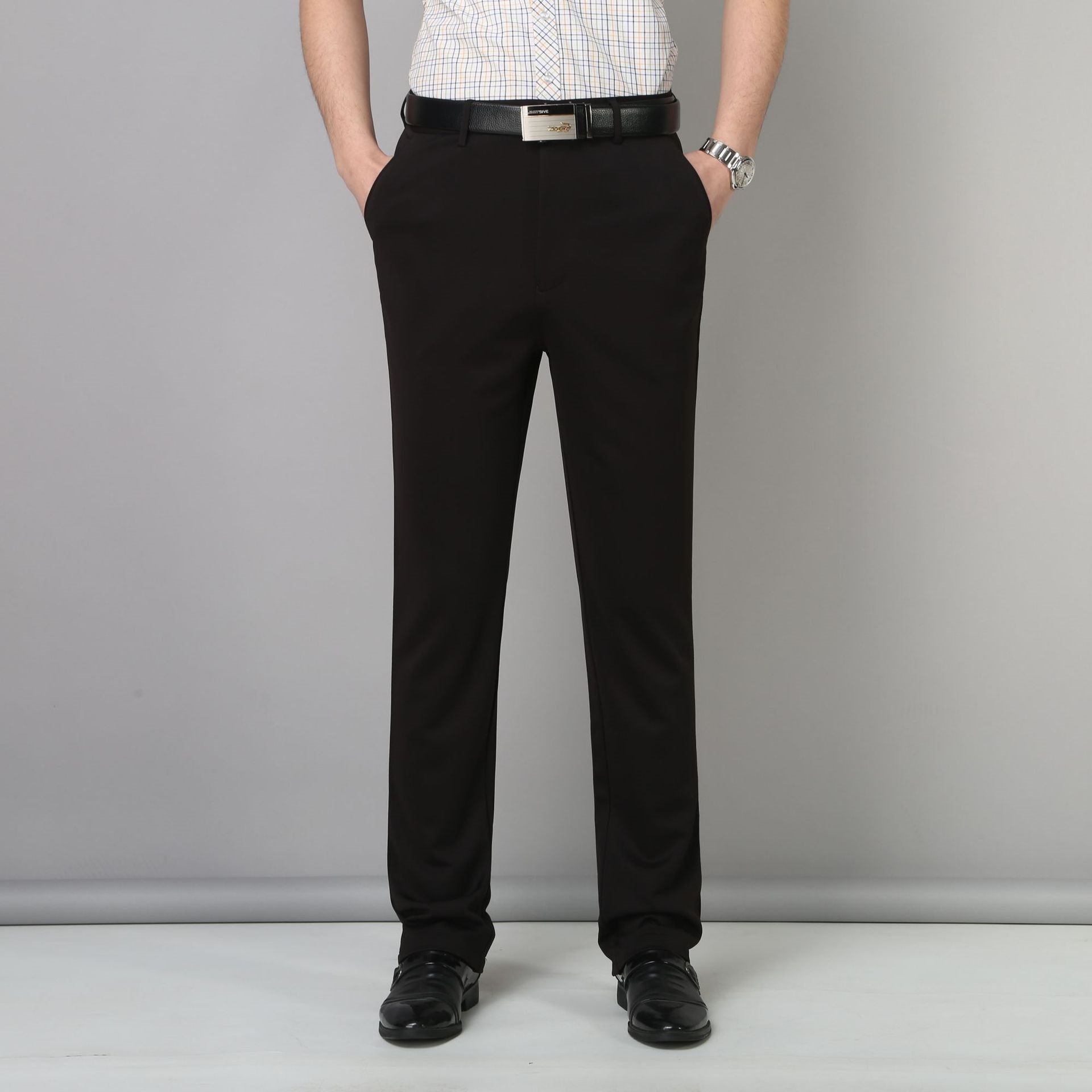 Мужские брюки для делового и повседневного стиля оптом из Китая