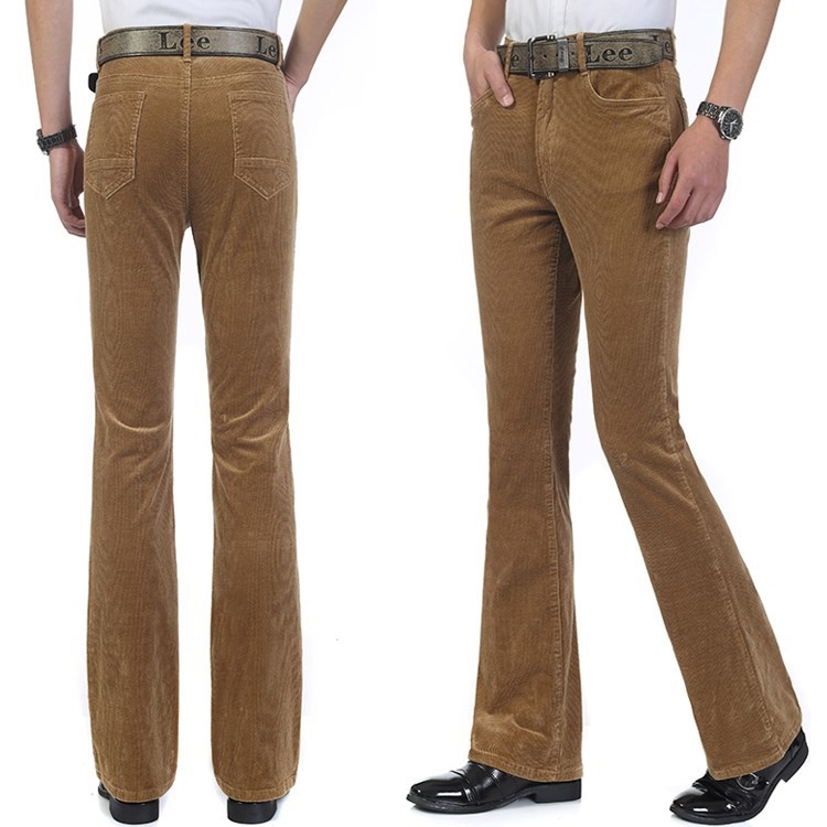 Мужские джинсы винтажного фасона из классического бархата оптом из Китая