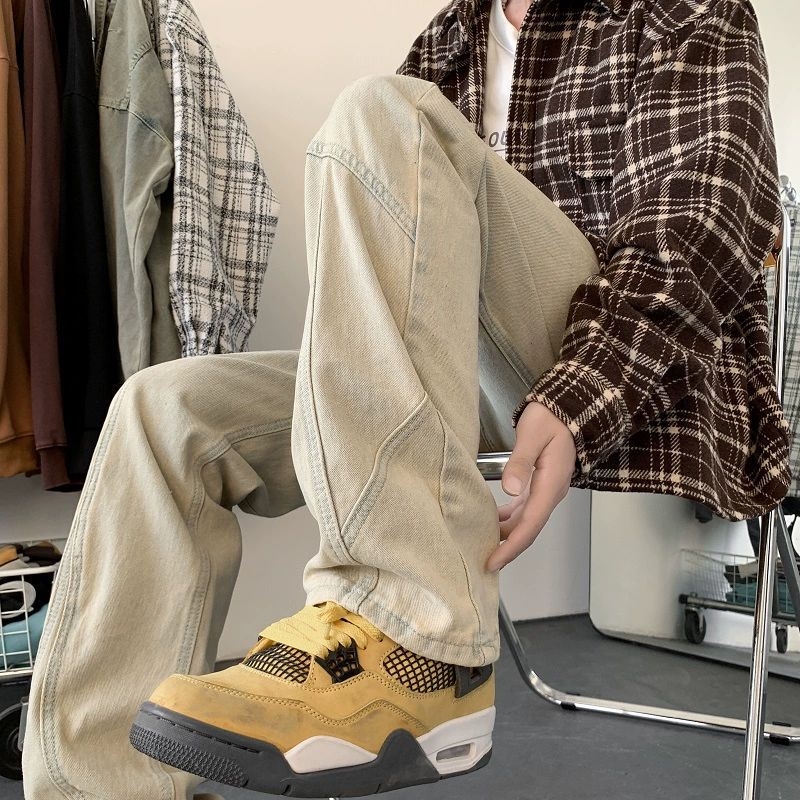 Мужские джинсы в стиле ретро vibe оптом из Китая