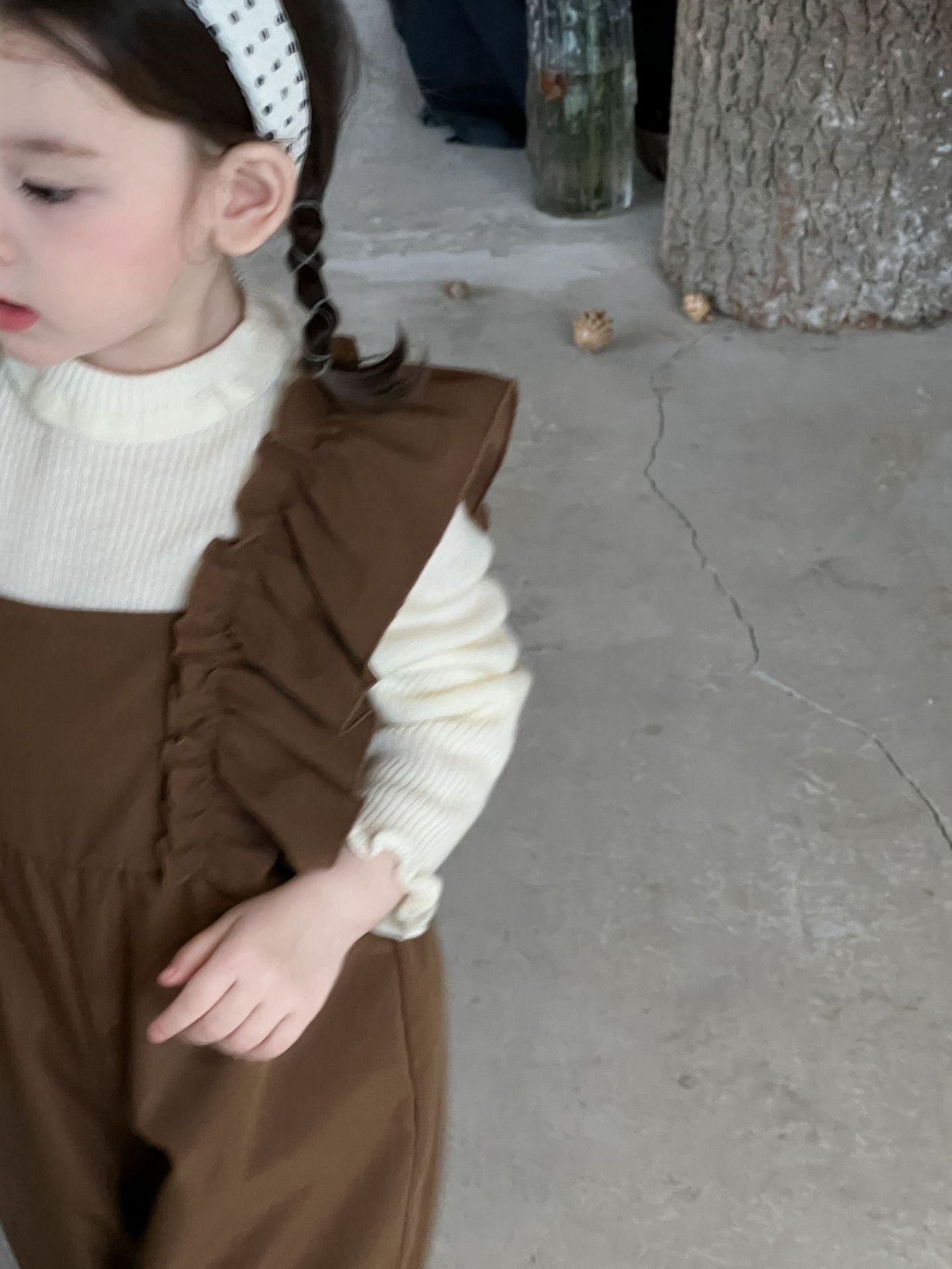 Детский комбинезон с кружевными оборками оптом