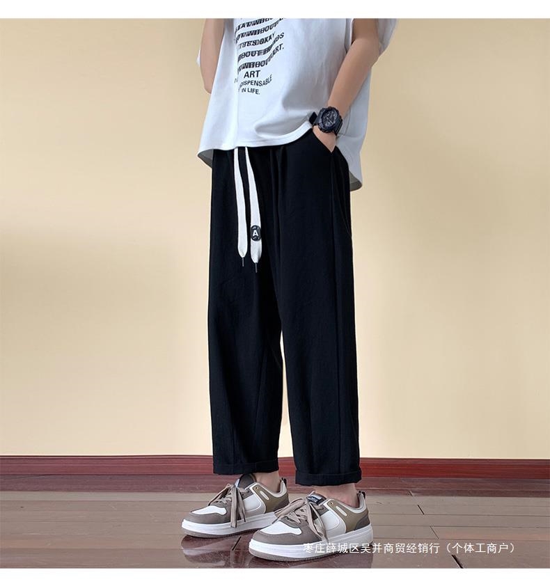 Мужские джинсы 2023 новой моды джинсы в стиле кэжуал с девятью дюймовыми брюками для мужчин оптом из Китая