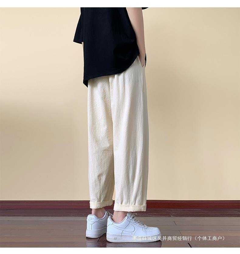 Мужские джинсы 2023 новой моды джинсы в стиле кэжуал с девятью дюймовыми брюками для мужчин оптом из Китая