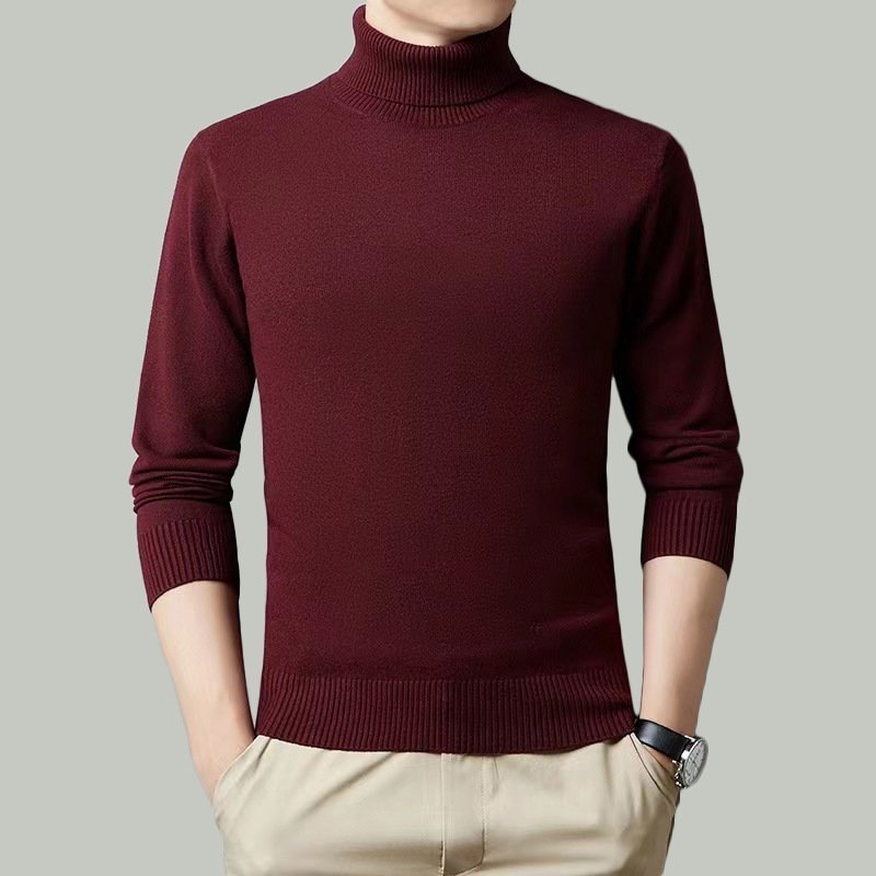 Мужской свитер с высоким воротником оптом