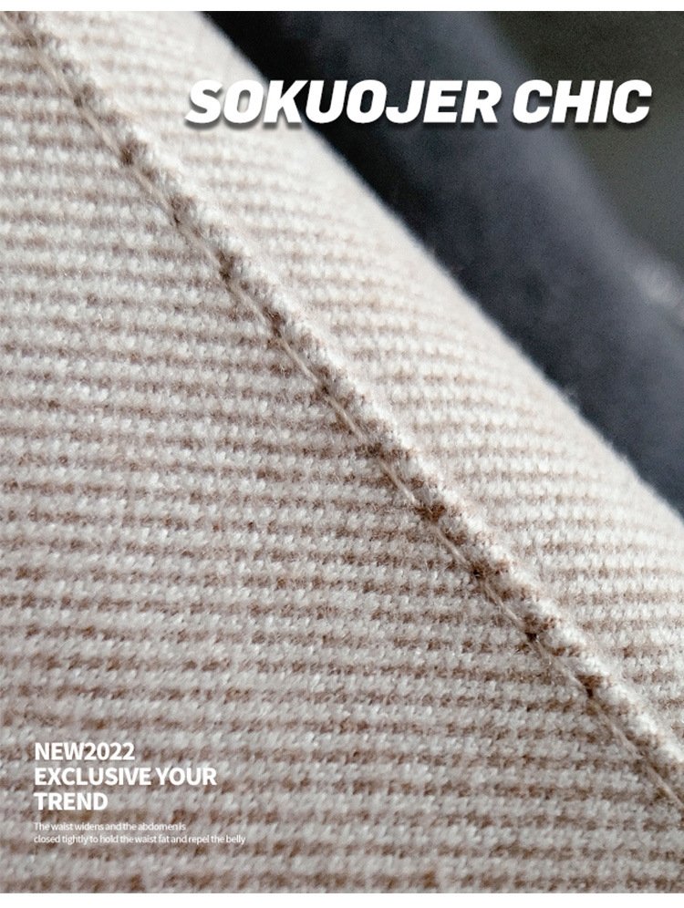 Женская юбка-плиссировка осенне-зимняя новинка из плотной шерсти с высокой посадкой, черного цвета, подчеркивающая стройность, большой размер A-силуэт оптом из Китая