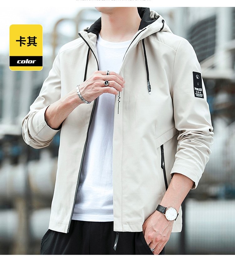 Мужская куртка 2024 весна новый корейский стиль оптом из Китая