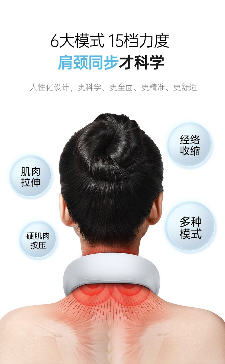 Массажер для шеи с подогревом и импульсами оптом из Китая