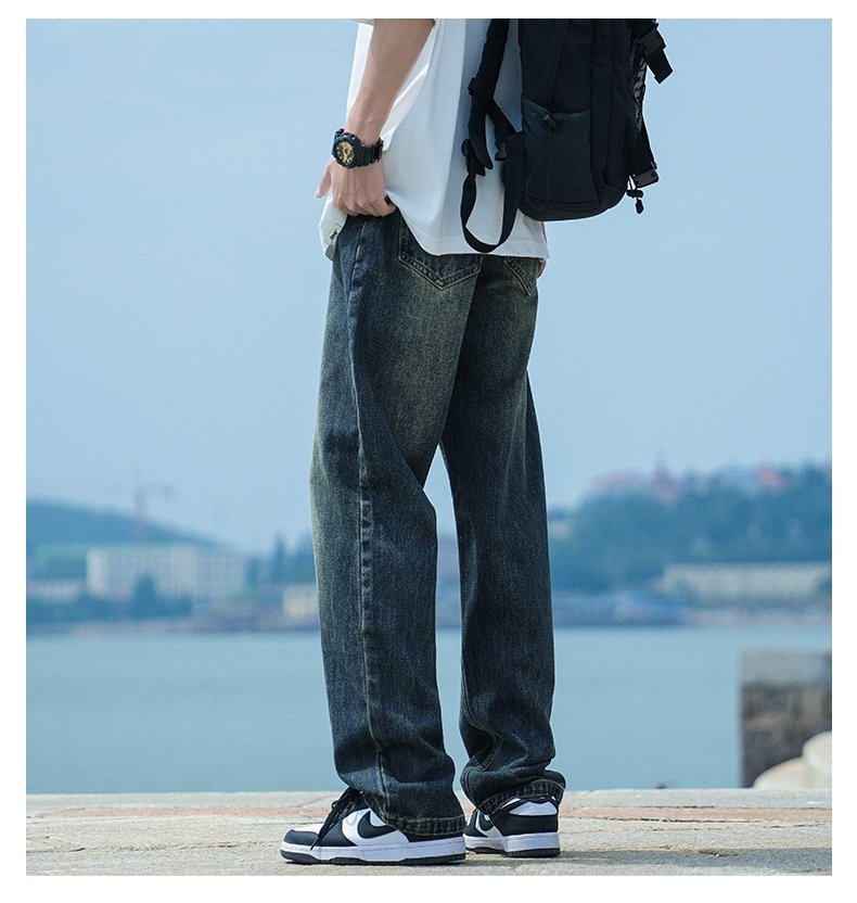 Мужские джинсы в стиле хайстрит 2024 оптом из Китая