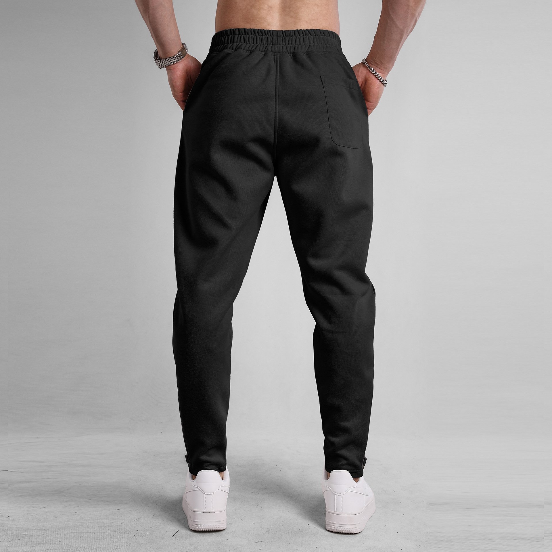 Мужские спортивные брюки с завышенной талией оптом из Китая