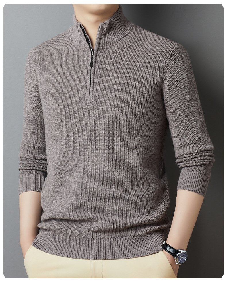 Мужской свитер из 100% шерсти оптом