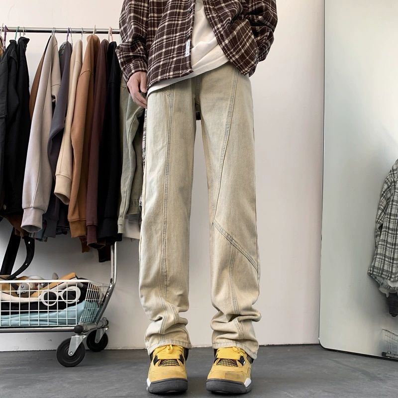 Мужские джинсы в стиле ретро vibe оптом из Китая