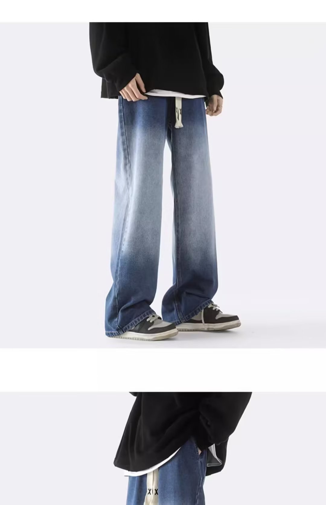 Мужские джинсы весенне-летней коллекции 2023 оптом из Китая