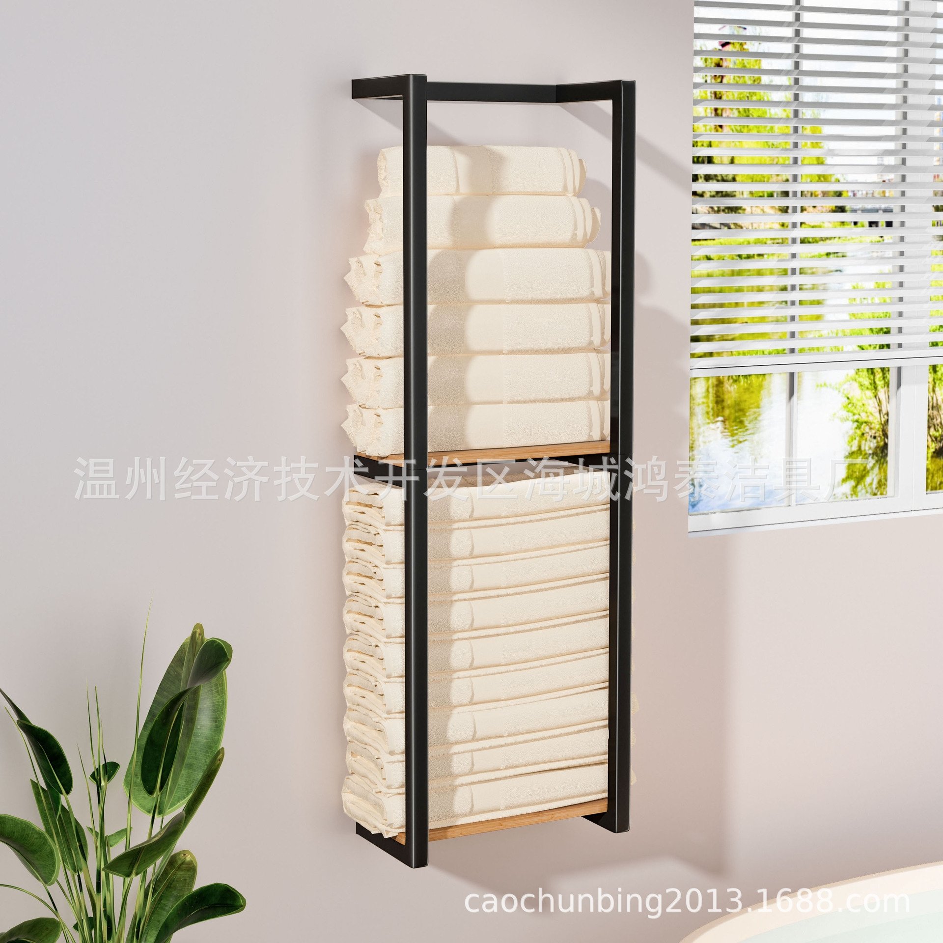 Настенная полка для полотенец из нержавеющей стали оптом