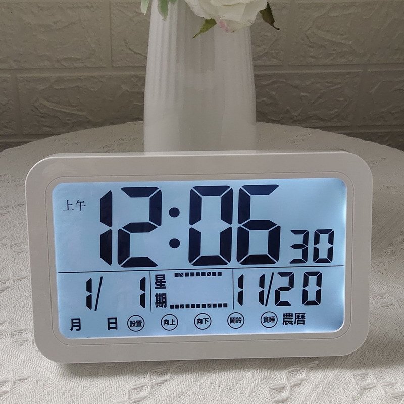 Современные часы LCD с функцией звука и сенсорным управлением оптом