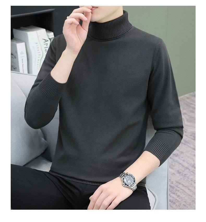 Мужской свитер с высоким воротником оптом