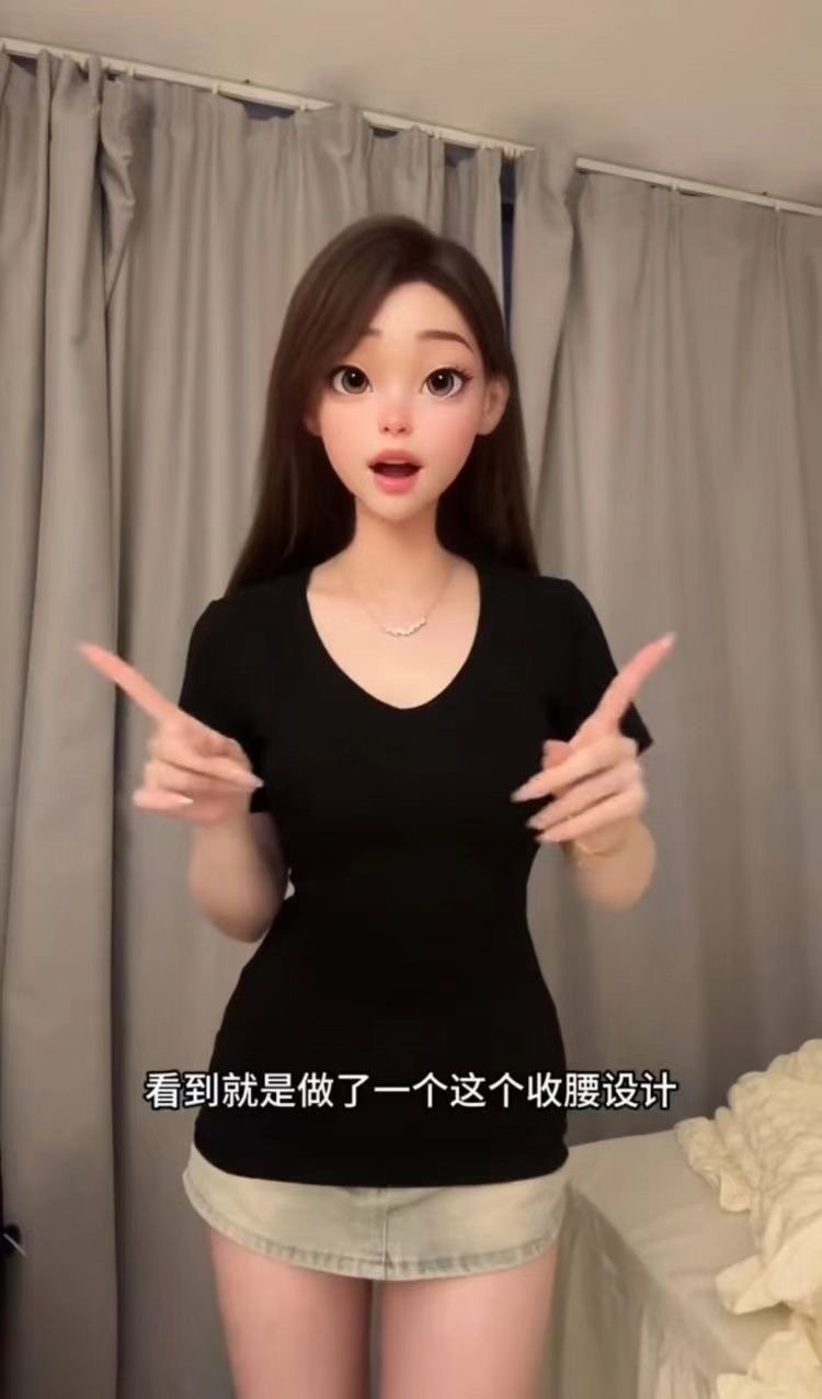 Футболка V-образного выреза с коротким рукавом оптом