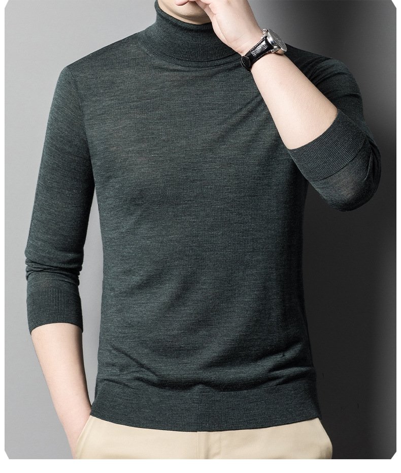 Мужской свитер из тонкой шерсти оптом
