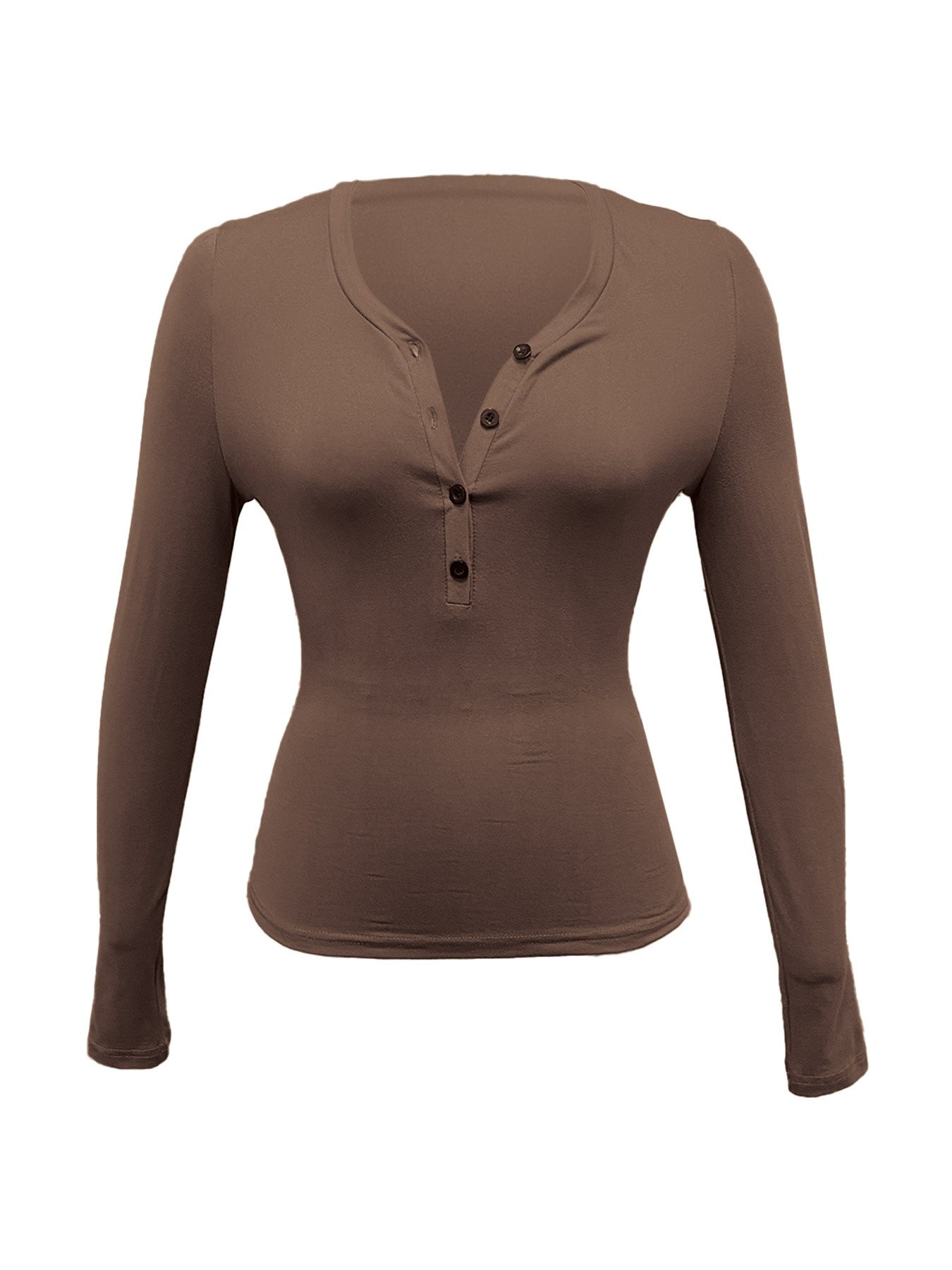 Женская блузка с длинным рукавом и V-образным вырезом оптом