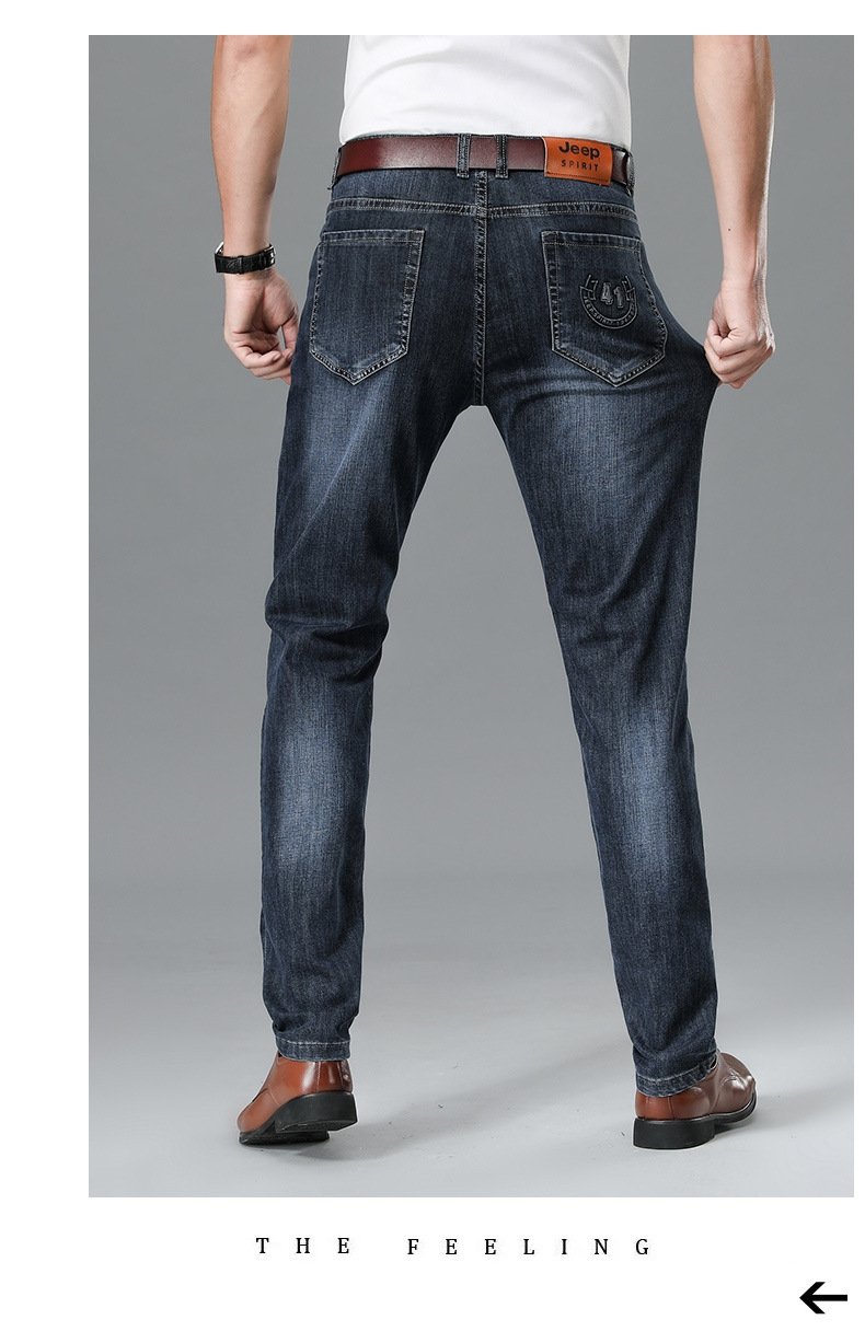 JEEP SPIRIT мужские джинсы прямого кроя оптом из Китая