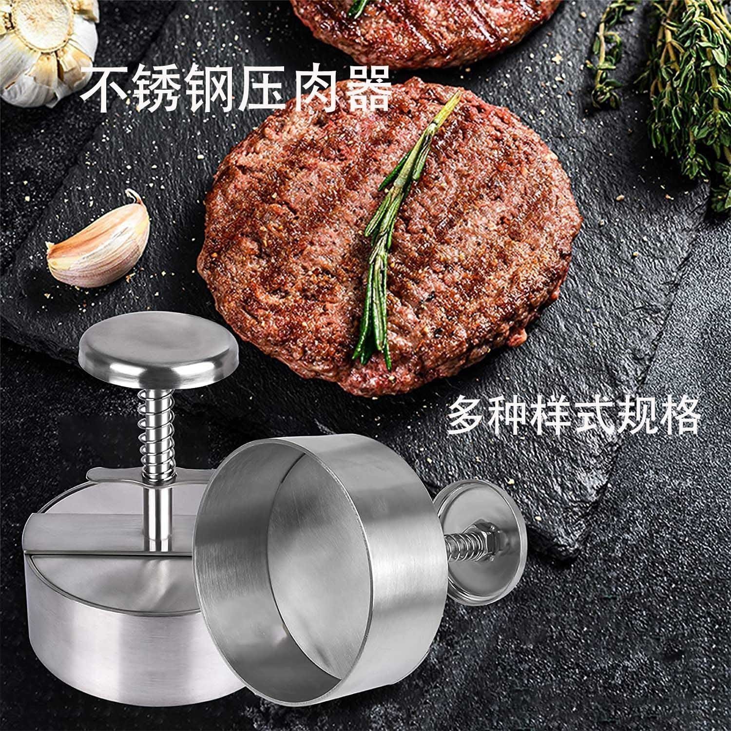 Ручной пресс для бургеров из нержавеющей стали 304 оптом