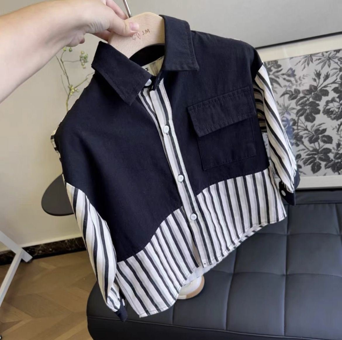 Детская рубашка весна-осень для мальчиков оптом из Китая