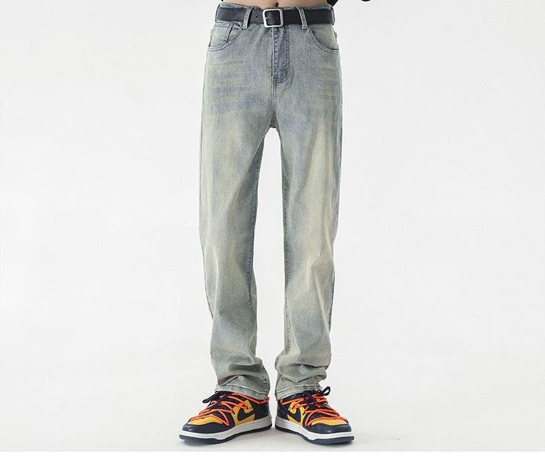Джинсы мужские узкого кроя оптом из Китая
