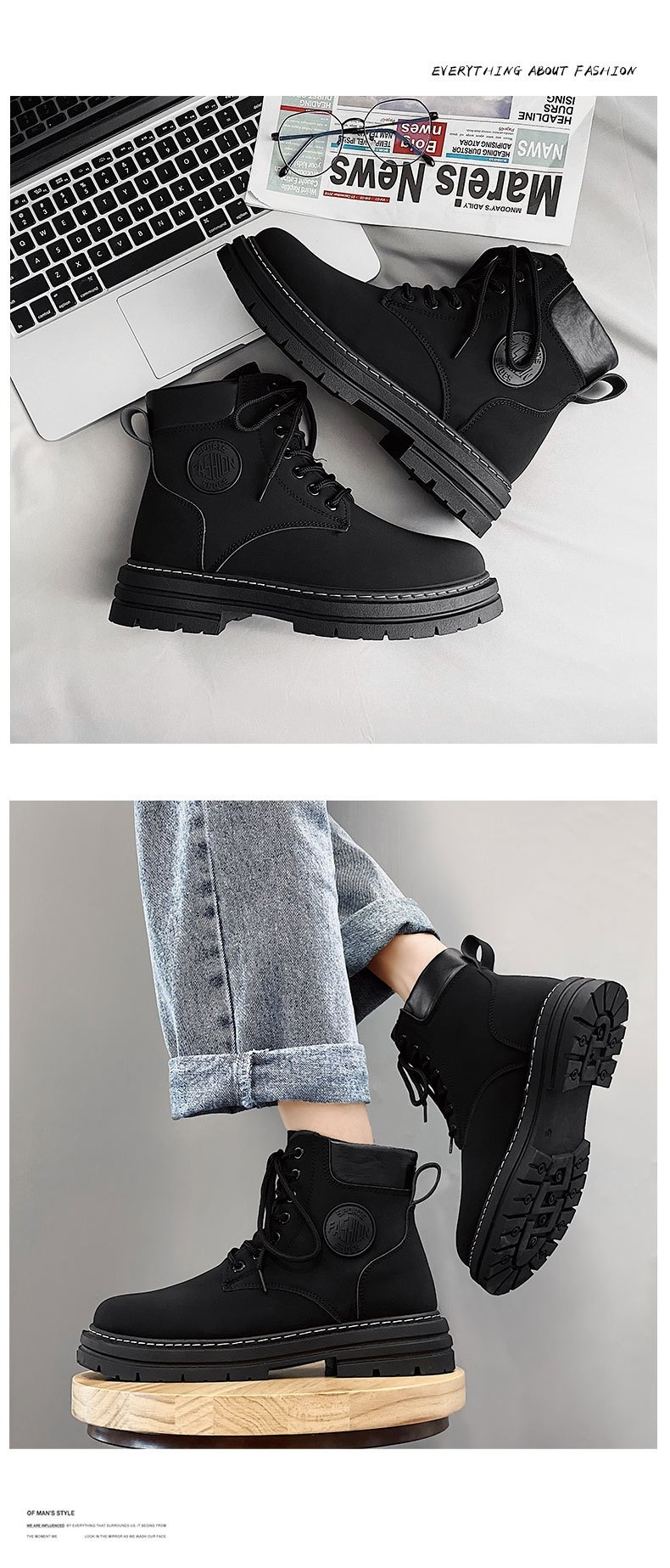 Мужские ботинки Мартин оптом