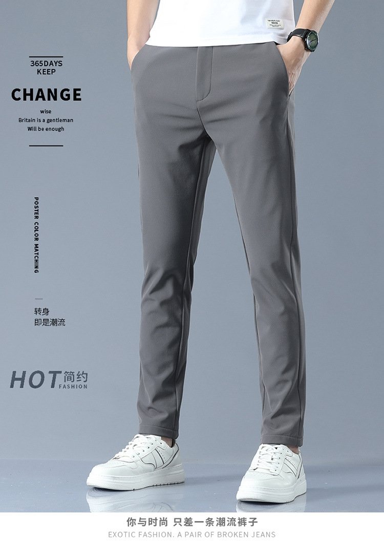 Мужские брюки прямого кроя летние бизнес-костюмы оптом из Китая