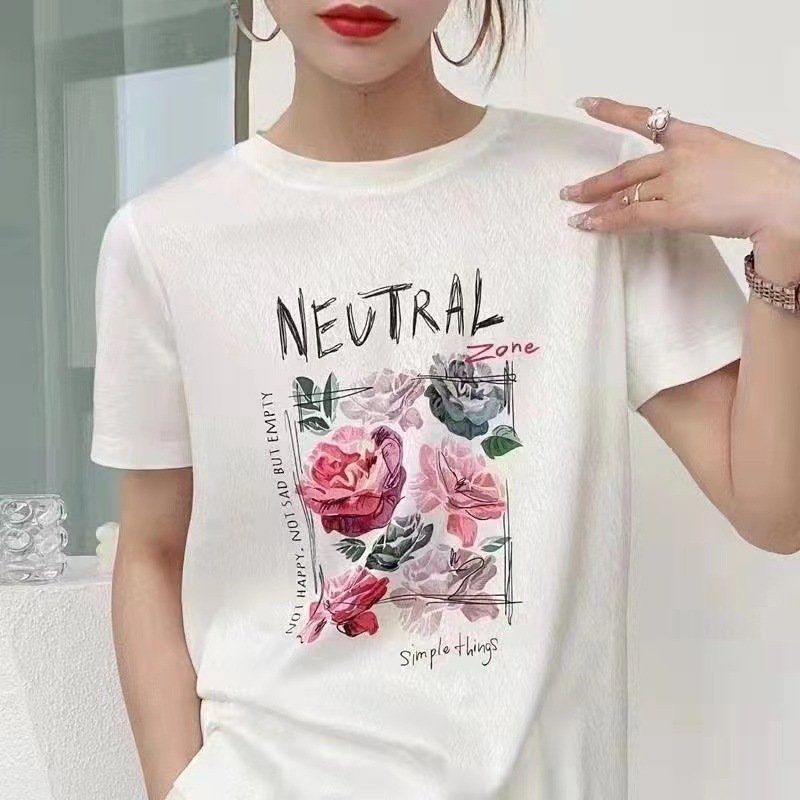 Футболка из искусственного шелка с коротким рукавом оптом