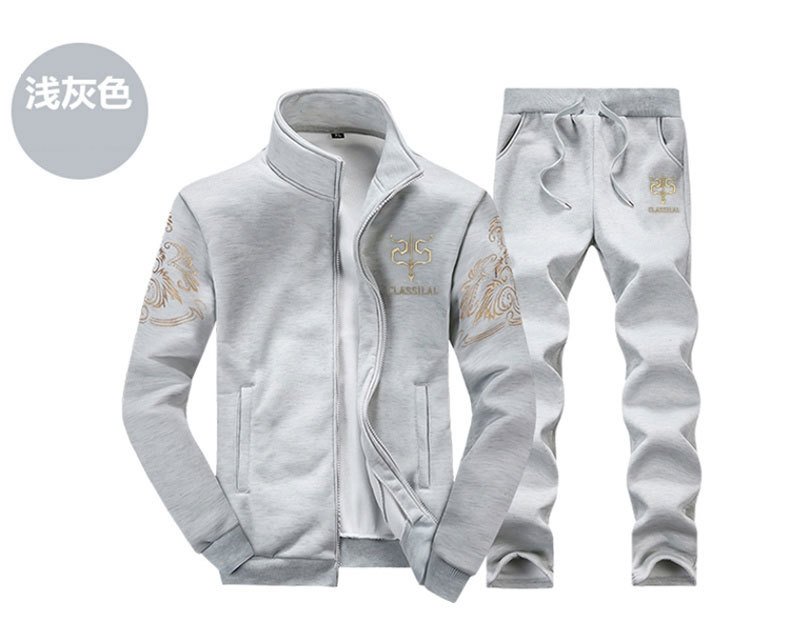 Мужской спортивный костюм с вышивкой оптом из Китая