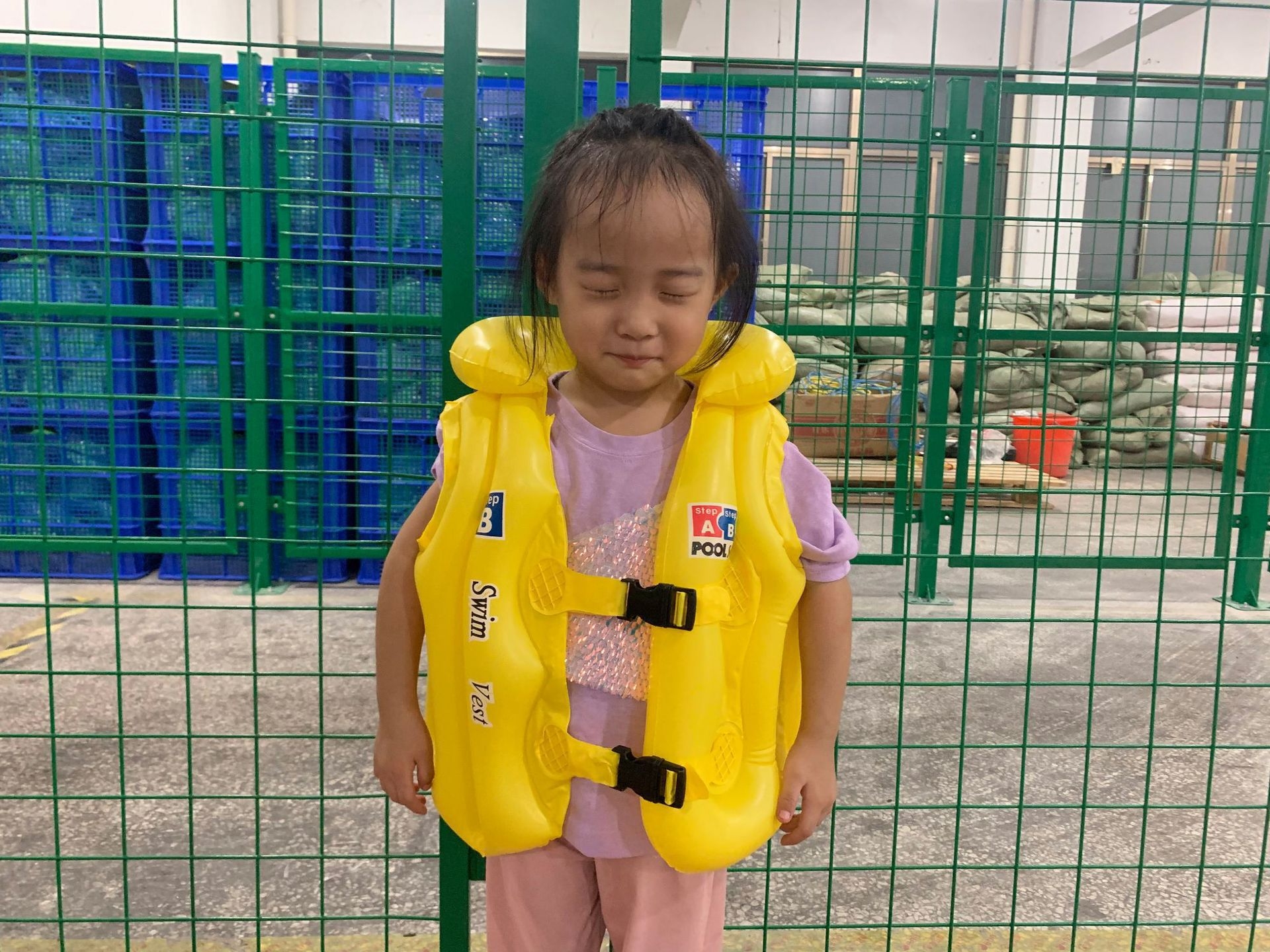 Детский надувной спасательный жилет для плавания оптом