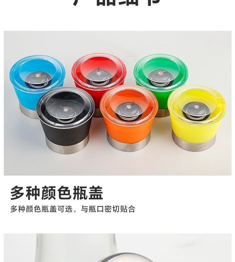 Стеклянный мельничек для перца из нержавеющей стали оптом