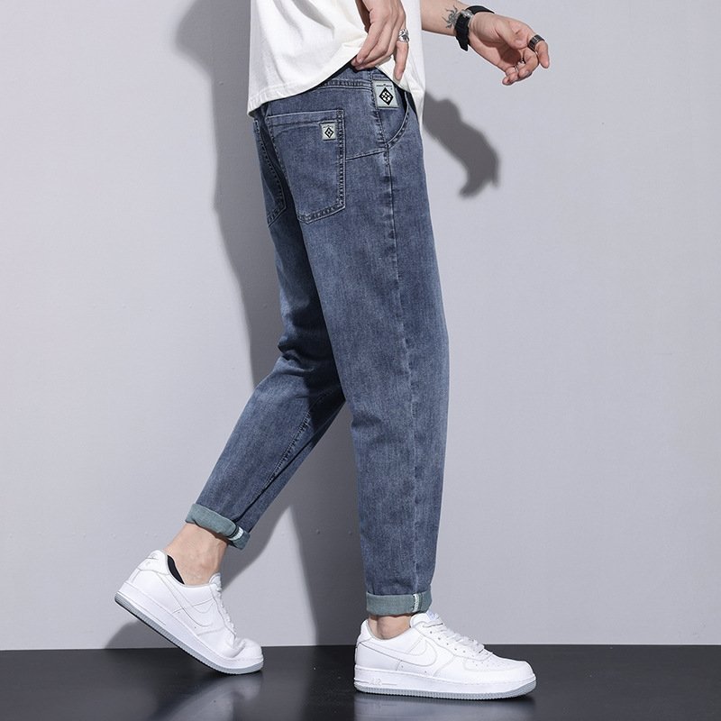 Мужские джинсы с широкими штанинами оптом из Китая