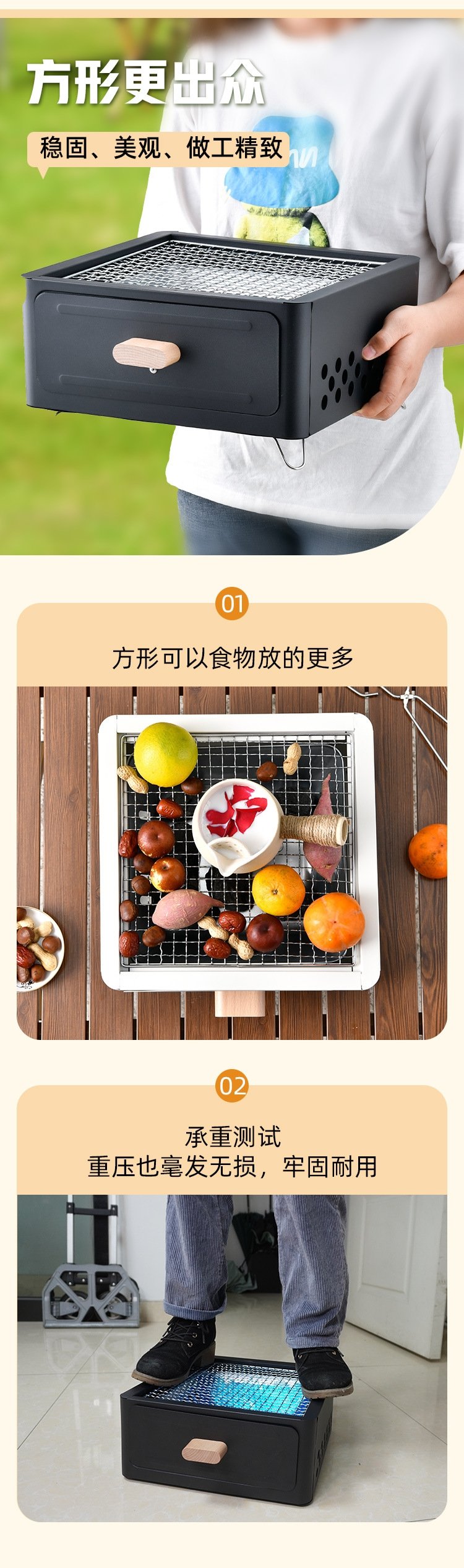 Компактный гриль для кемпинга и пикника оптом