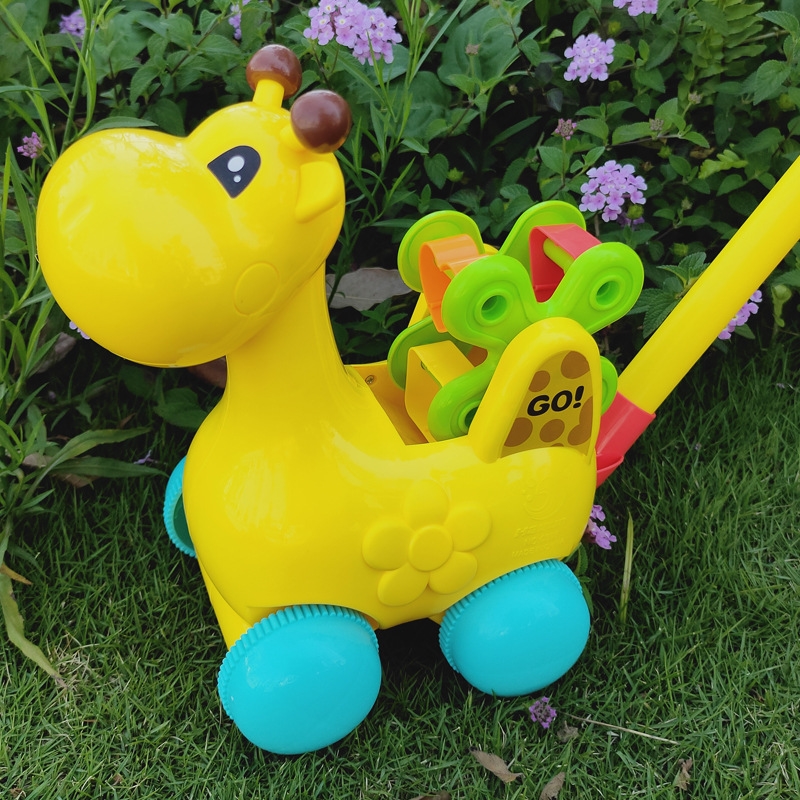 Детская игрушка-погремушка с ручкой и колокольчиком оптом из Китая