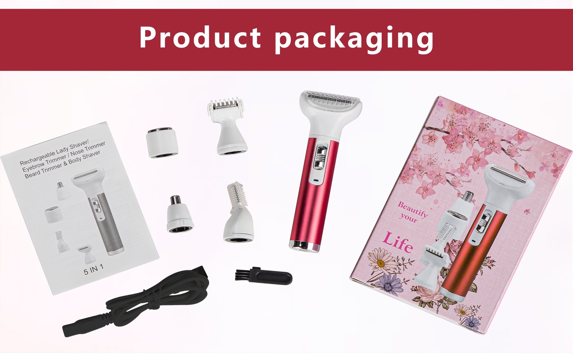 Электробритва для депиляции 5 в 1 оптом из Китая