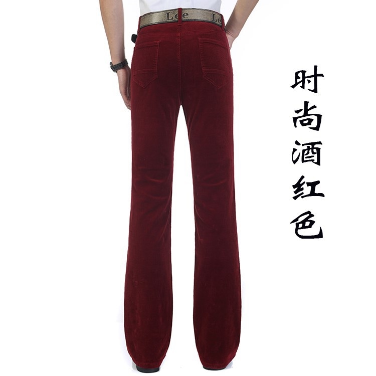 Мужские джинсы винтажного фасона из классического бархата оптом из Китая