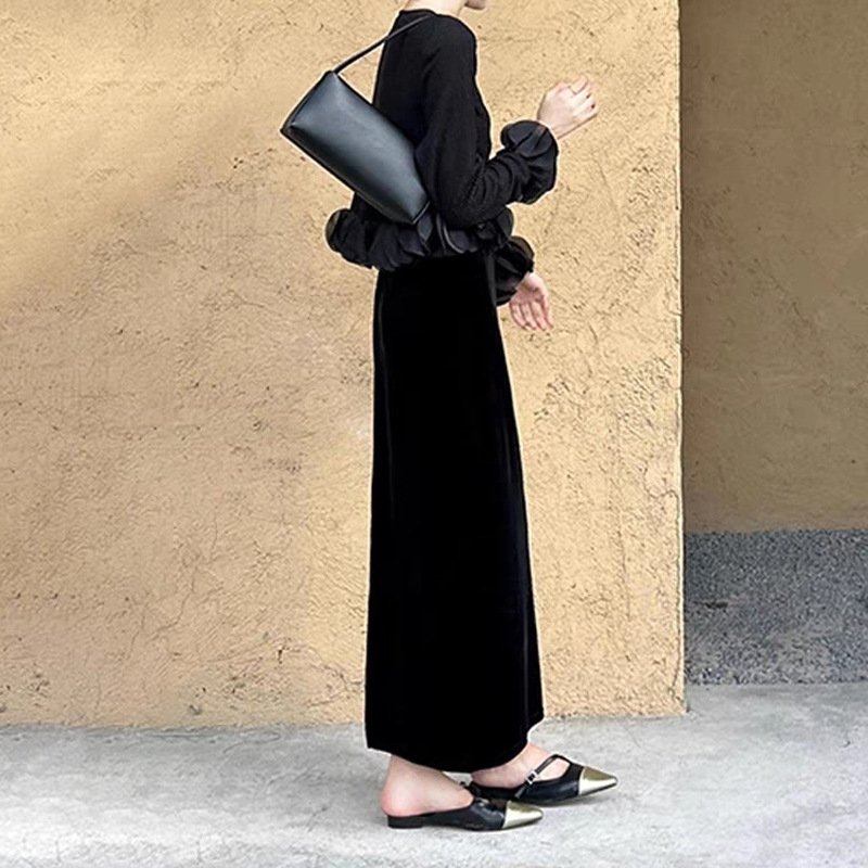 Женское платье и жилет в стиле Хепбёрн оптом из Китая