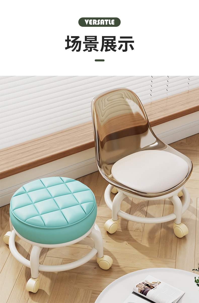 Детский стул с колесиками и подставкой для ног оптом из Китая