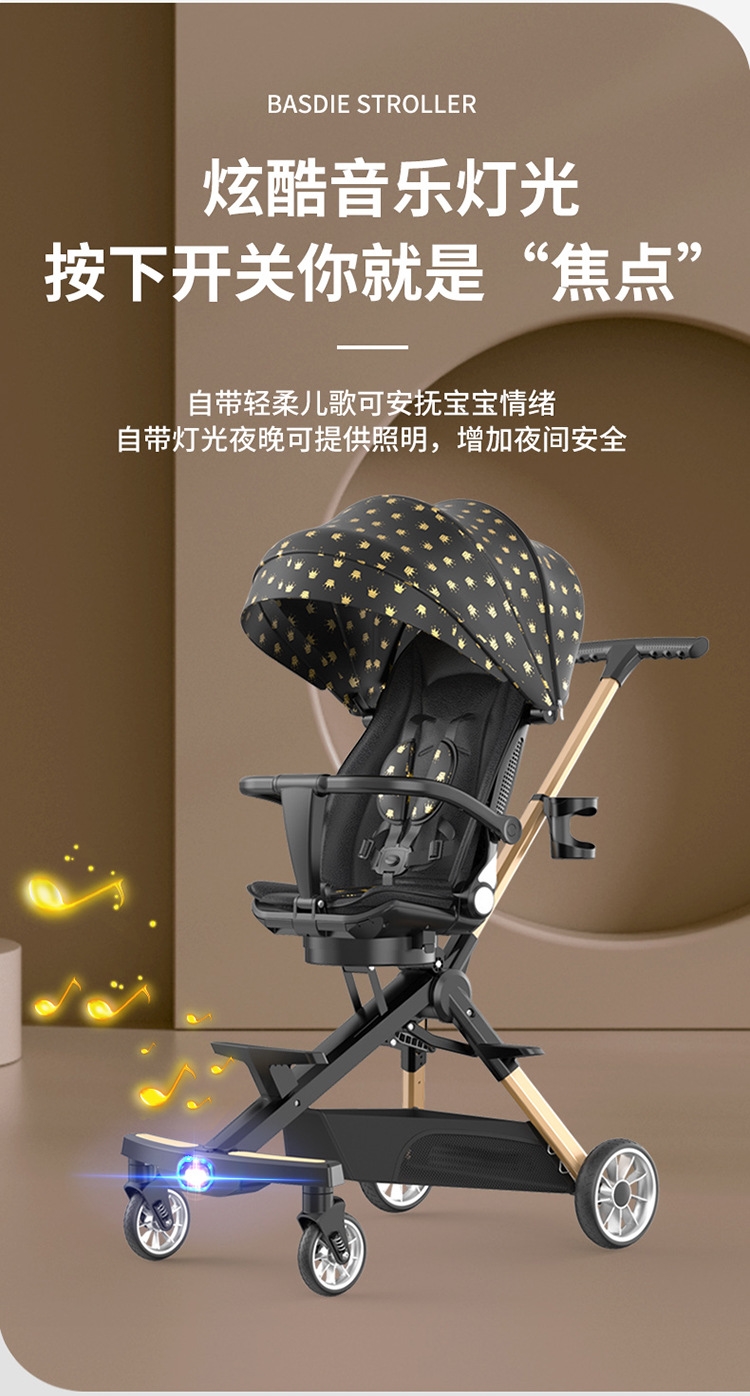 Детская коляска BASDIE STROLLER оптом из Китая