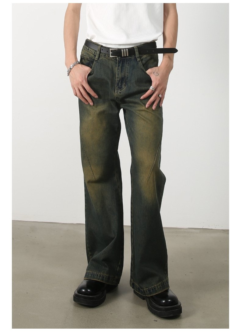 Новые джинсы с высокой талией и узкими штанинами оптом из Китая