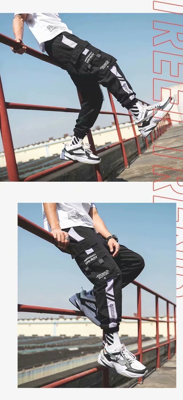 Мужские широкие джинсы в стиле ханбок с вышивкой оптом из Китая