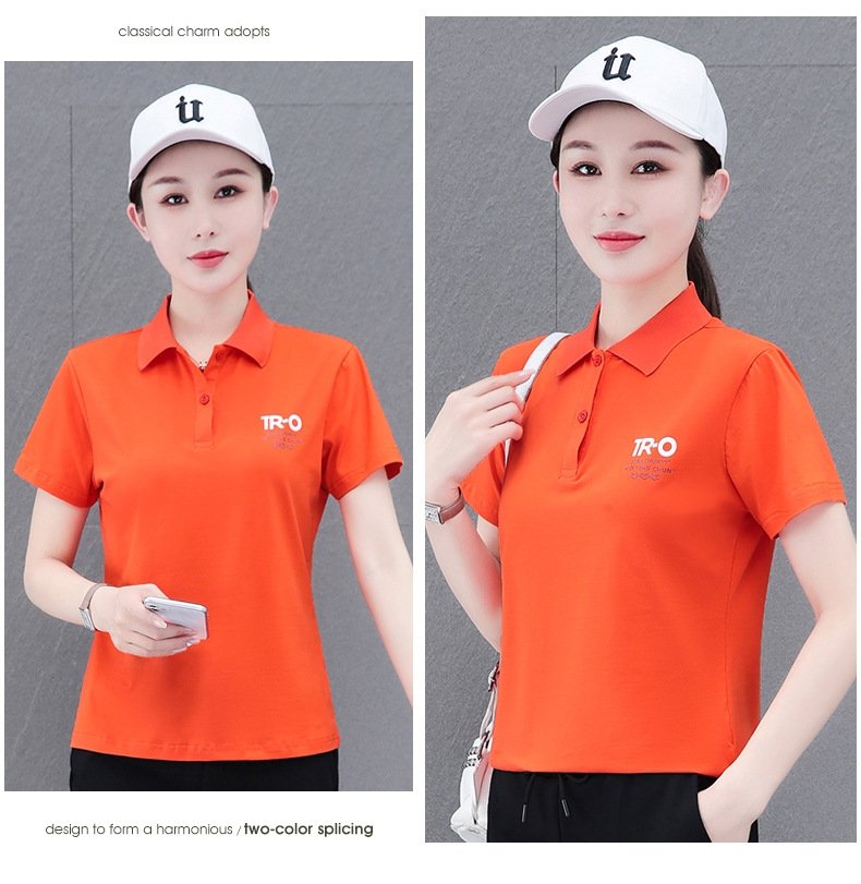 Поло с коротким рукавом для женщин оптом