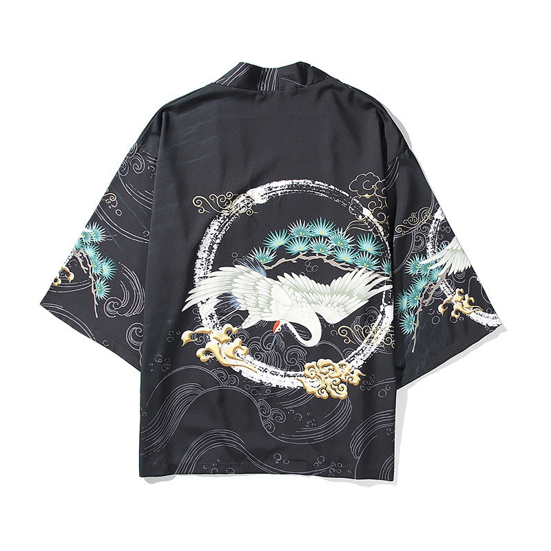 Китайская традиционная одежда с рисунком волны и карпа оптом из Китая