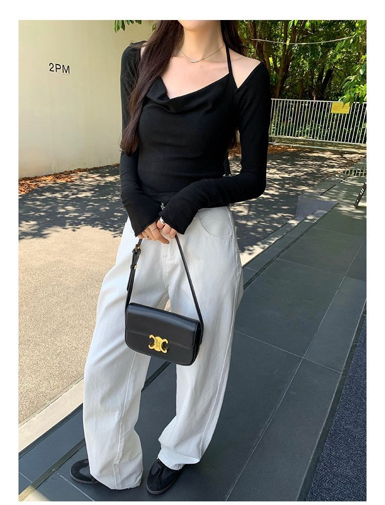 Толстовка с длинным рукавом и завышенным воротником оптом