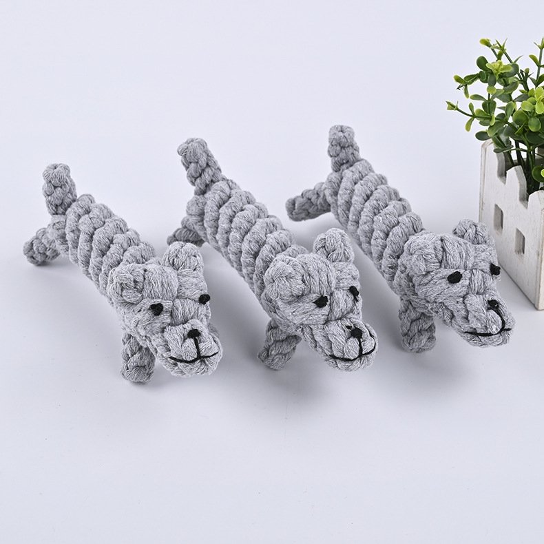 Плетеная игрушка для собак оптом из Китая