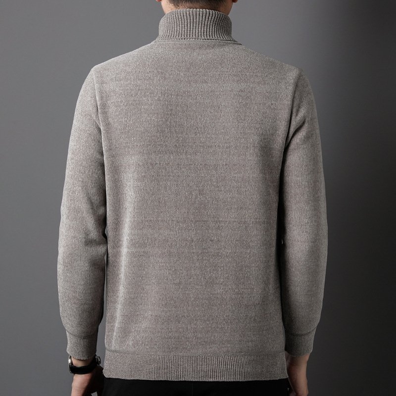 Толстовка с высоким воротником и утеплением для мужчин оптом