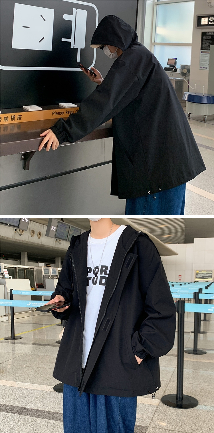 Мужская винтажная куртка с капюшоном оптом из Китая